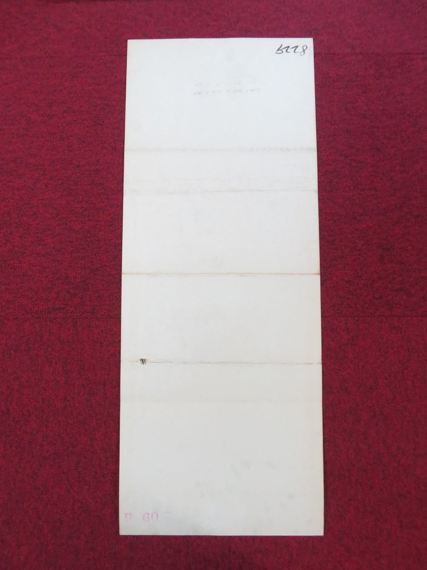 TOP SECRET AFFAIR US INSERT (14"x 36") POSTER KIRK DOUGLAS SUSAN HAYWARD 1957 Rendezvous Cinema Movie posters