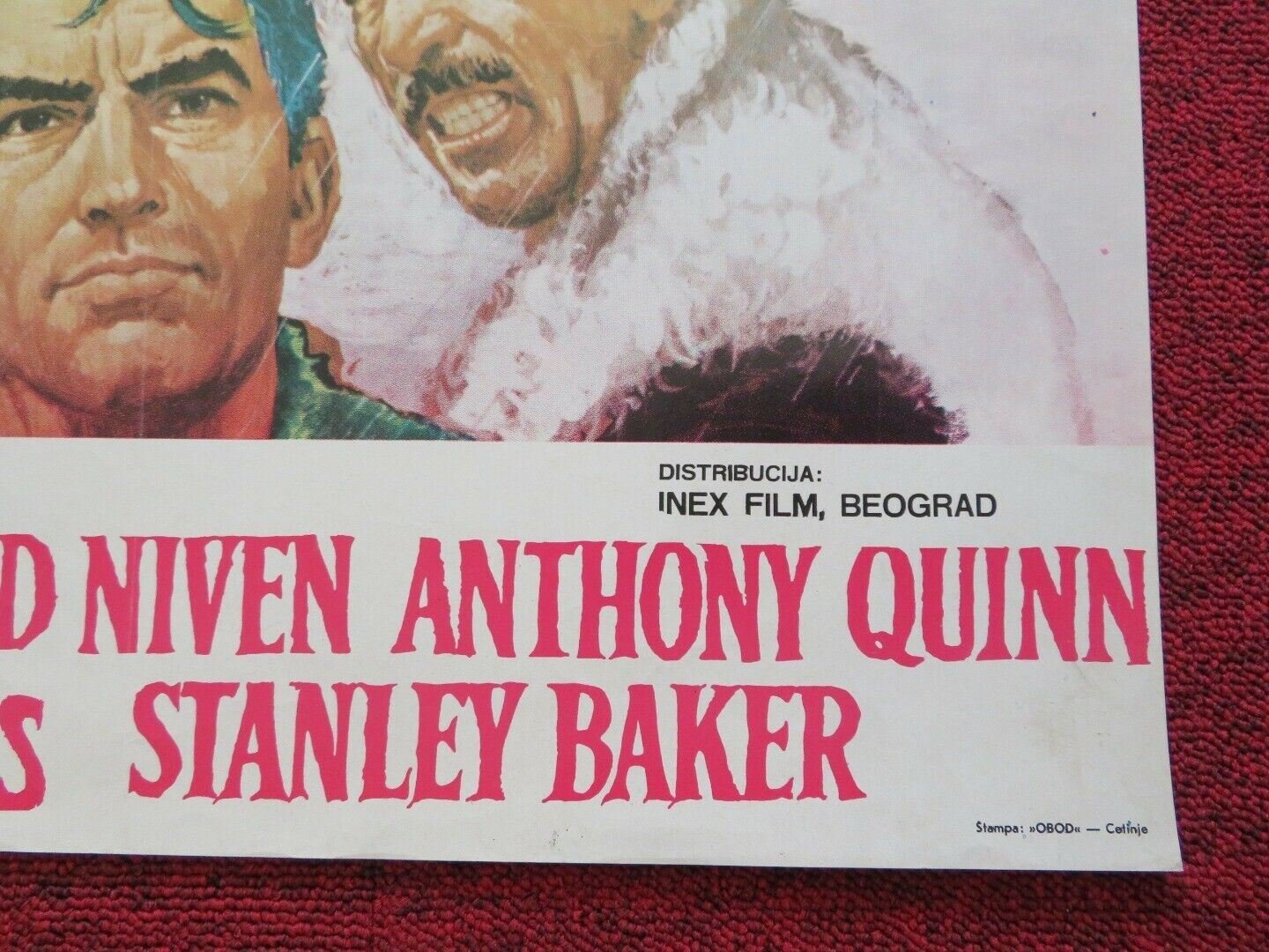 TOPOVI SA NAVARONA/ The Guns of Navarone YUGOSLAVIAN (19"x 27.5") POSTER 1961 - Rendezvous Cinema