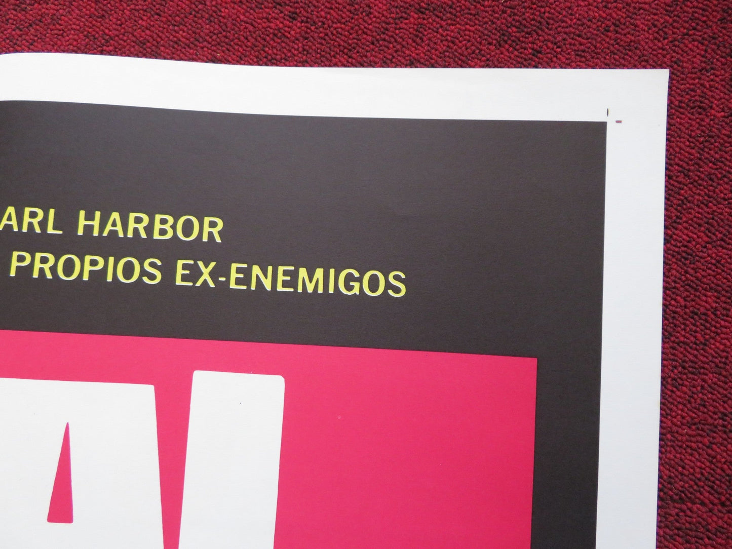 TORA! TORA! TORA! FOLDED US ONE SHEET POSTER JASON ROBARDS MARTIN BALSAM 1970 Rendezvous Cinema Movie posters