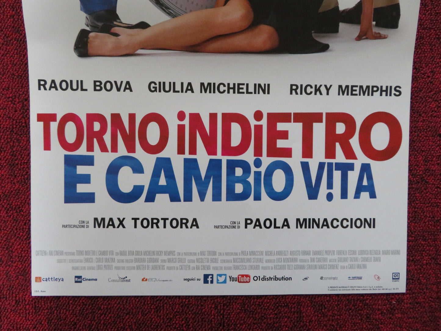 TORNO INDIETRO E CAMBIO VITA ITALIAN LOCANDINA POSTER RAOUL BOVA R. MEMPHIS 2015 Rendezvous Cinema Movie posters