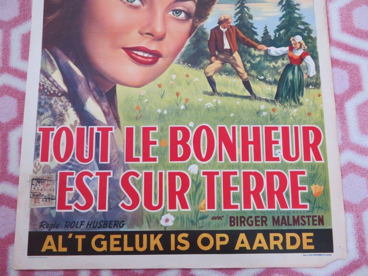 TOUT LE BONHEUR EST SUR TERRE/ All jordens fröjd BELGIUM (21.5"x14.5") POSTER Movie posters