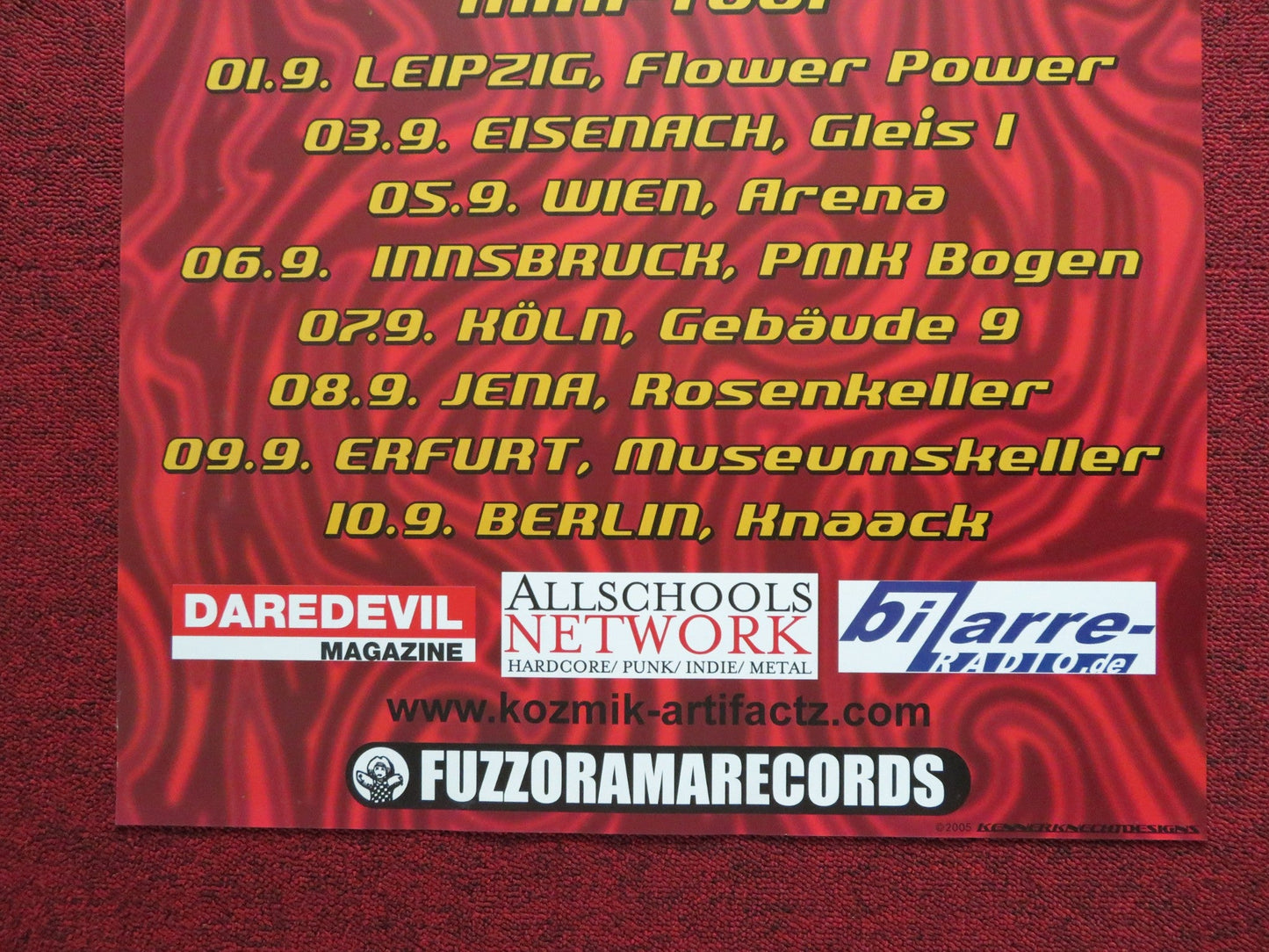 TRUCK FIGHTERS GERMANY TOUR MUSIC POSTER 2005 Rendezvous Cinema Movie posters