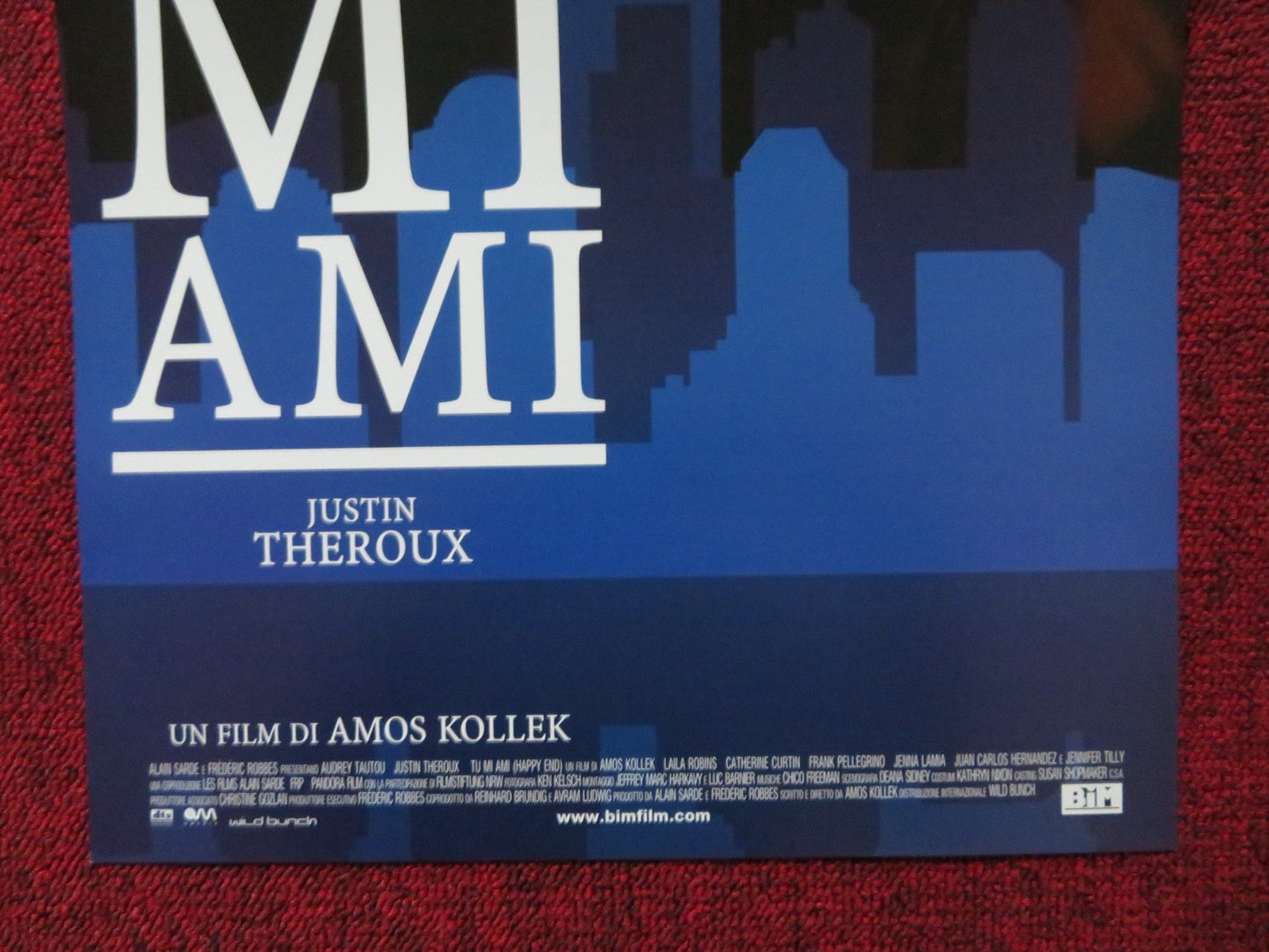 TU MI AMI ITALIAN LOCANDINA POSTER AUDREY TAUTOU JUSTIN THEROUX 2003 Rendezvous Cinema Movie posters