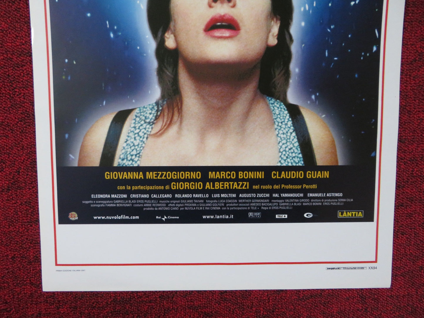 TUTTA LA CONOSCENZA DEL MONDO ITALIAN LOCANDINA POSTER GIOVANNA MEZZOGIORNO 2001 Rendezvous Cinema Movie posters