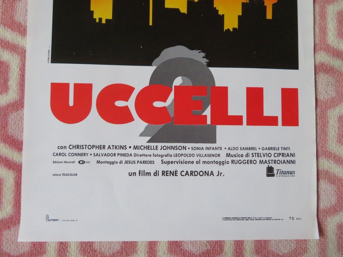 UCCELLI 2 / Beaks: The Movie ITALIAN LOCANDINA (27.5"x13") POSTER 1990 - Rendezvous Cinema