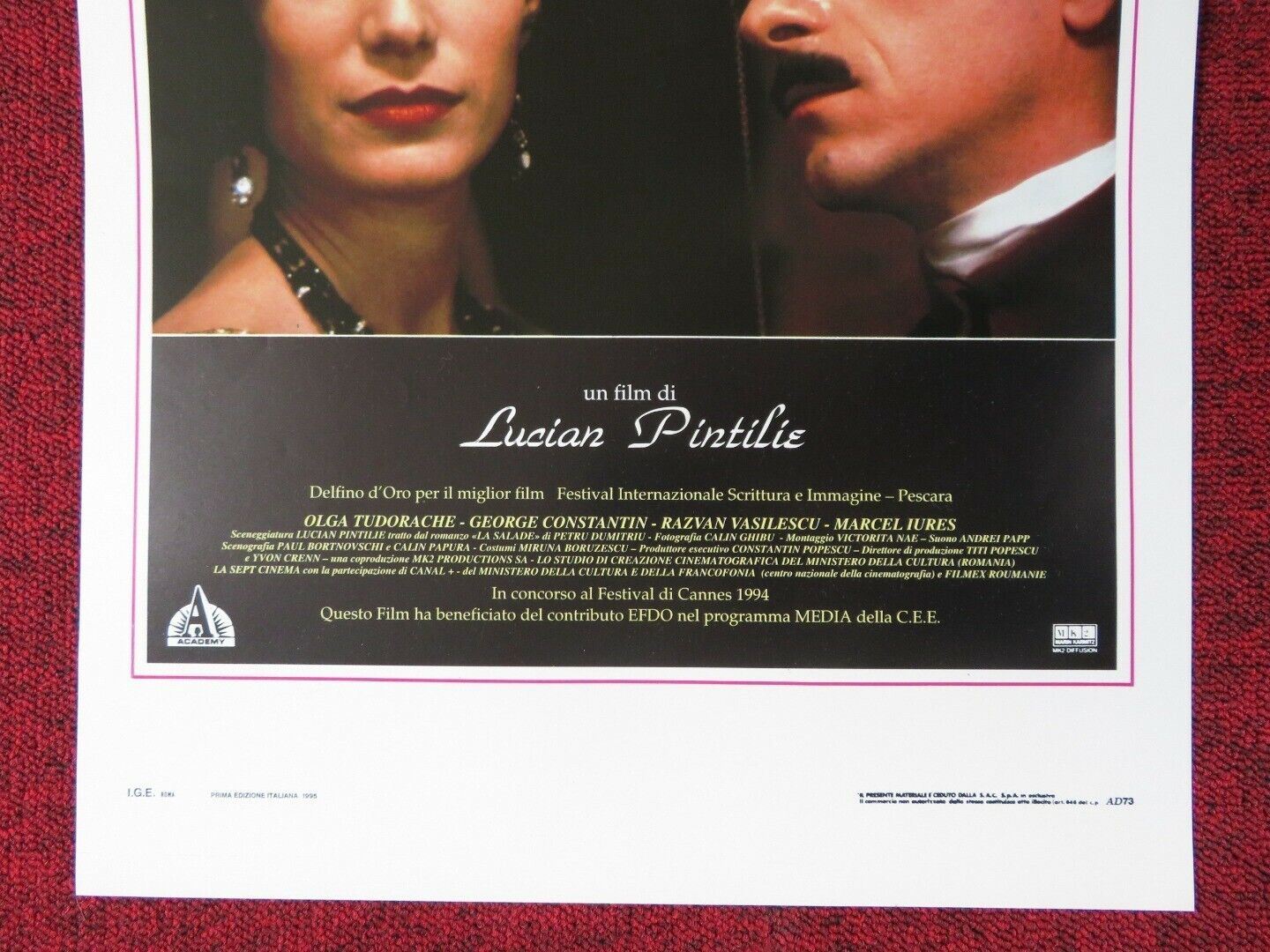 UN ESTATE INDIMENTICABILE ITALIAN LOCANDINA (27.5"x12.5") POSTER C BLEONT 1995 Movie posters