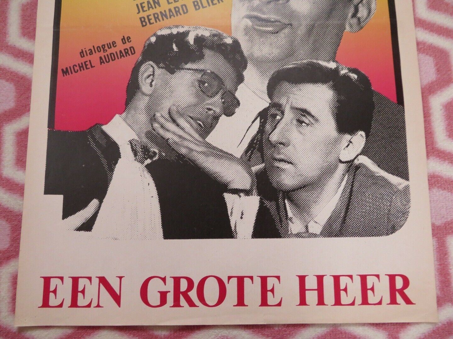 UN GRAND SEIGNEUR BELGIUM (21.5"x14.5") POSTER LOUIS DE FUNES 1965 - Rendezvous Cinema