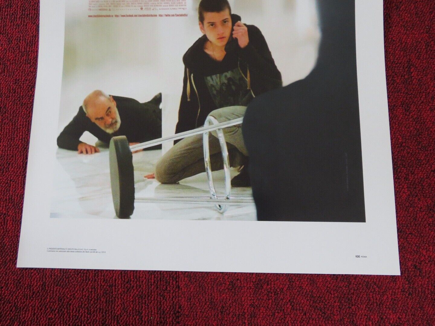 UN MOSTRO DALLE MILLE TESTE ITALIAN LOCANDINA (26.5"x13") POSTER JANA RALUY 2015 Movie posters