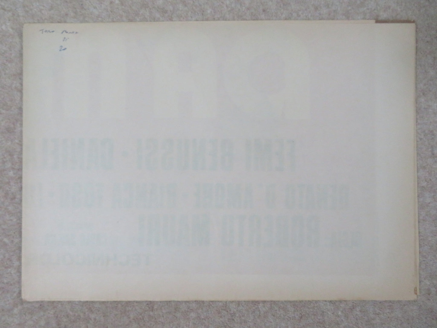 UN TORO DA MONTA ITALIAN 2 FOGLIO POSTER FEMI BENUSSI DANIELA GIORDANO 1976 Rendezvous Cinema Movie posters