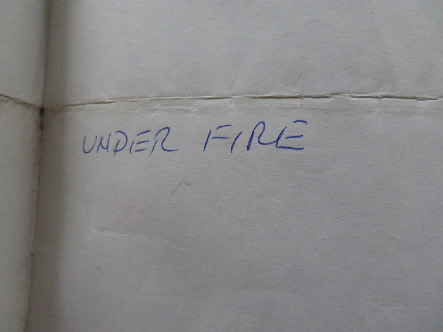 UNDER FIRE UK QUAD (30"x 40") ROLLED POSTER NICK NOLTE GENE HACKMAN 1983 Rendezvous Cinema Movie posters