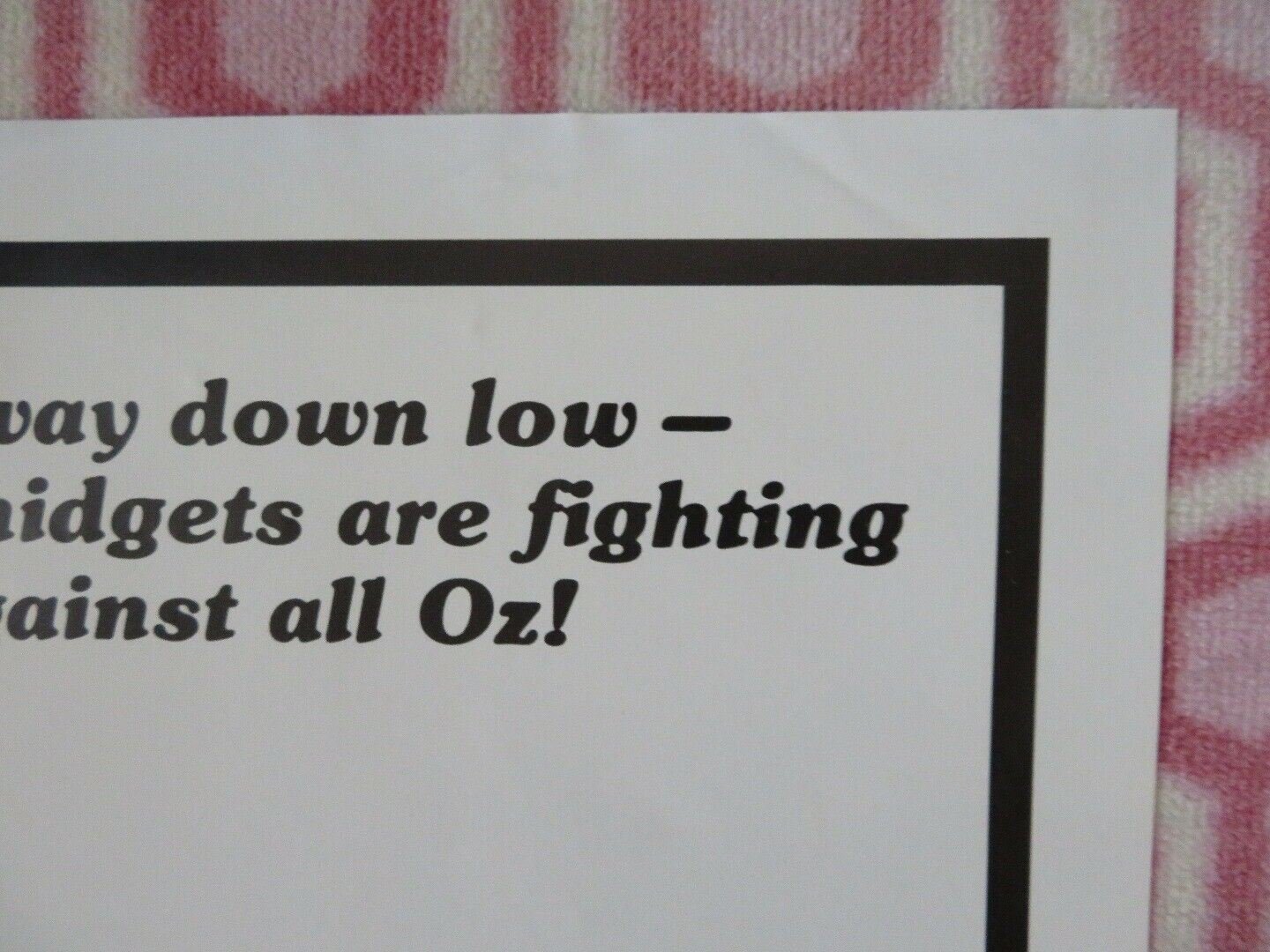 UNDER THE RAINBOW US ONE SHEET POSTER CHEVY CHASE CARRY FISHER 1981 Movie posters