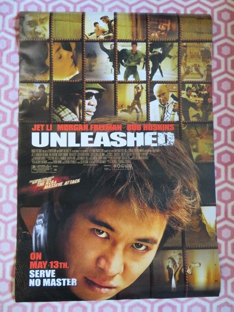 UNLEASHED ONE SHEET ROLLED POSTER JET LI MORGAN FREEMAN BOB HOSKINS 2005 –  Rendezvous Cinema, image size:810x1080