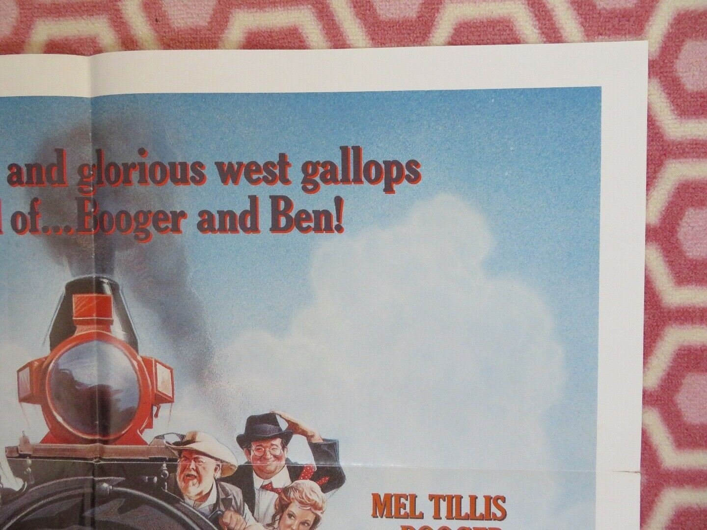 UPHILL ALL THE WAY US ONE SHEET (27"x 41") POSTER ROY CLARK MEL TILLIS 1986 Movie posters