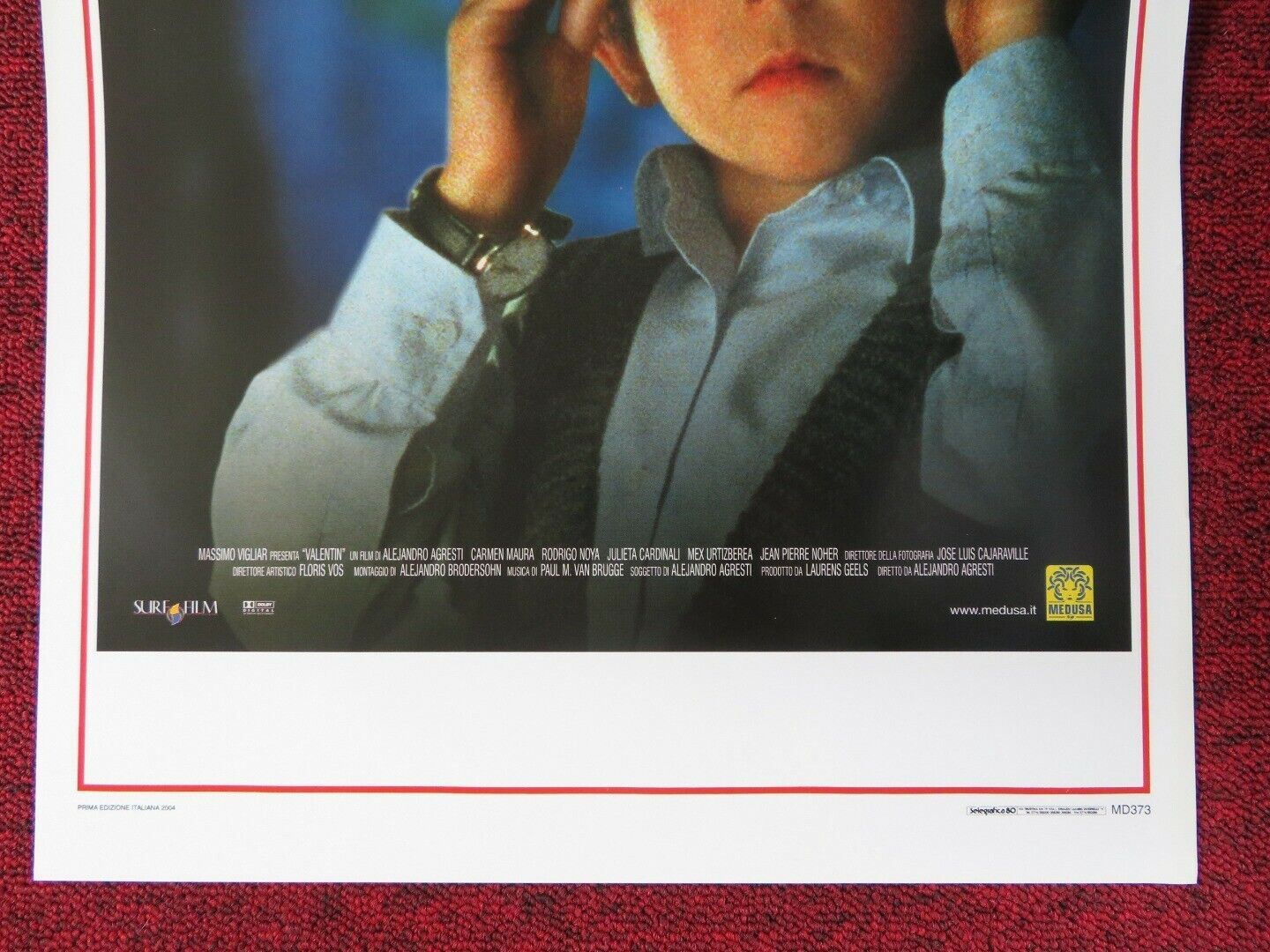 VALENTIN ITALIAN LOCANDINA (27.5"x13") POSTER ALEJANDRO AGRESTI 2004 Movie posters