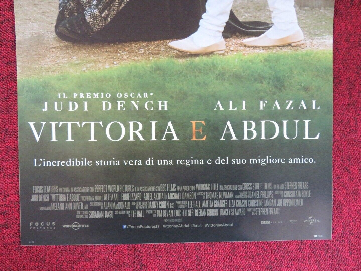 VICTORIA & ABDUL ITALIAN LOCANDINA (27.5"x12.5") POSTER JUDI DENCH '17 Rendezvous Cinema Movie posters