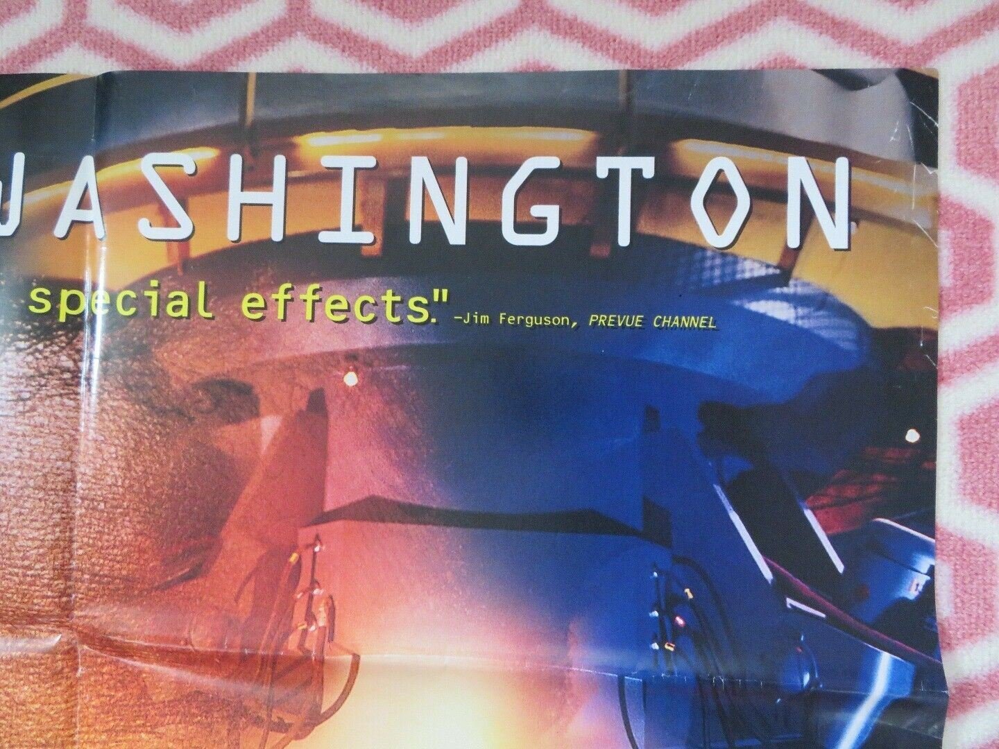 VIRTUOSITY US 38"X 26" VIDEO POSTER FOLDED DENZEL WASHINGTON 1995 Movie posters