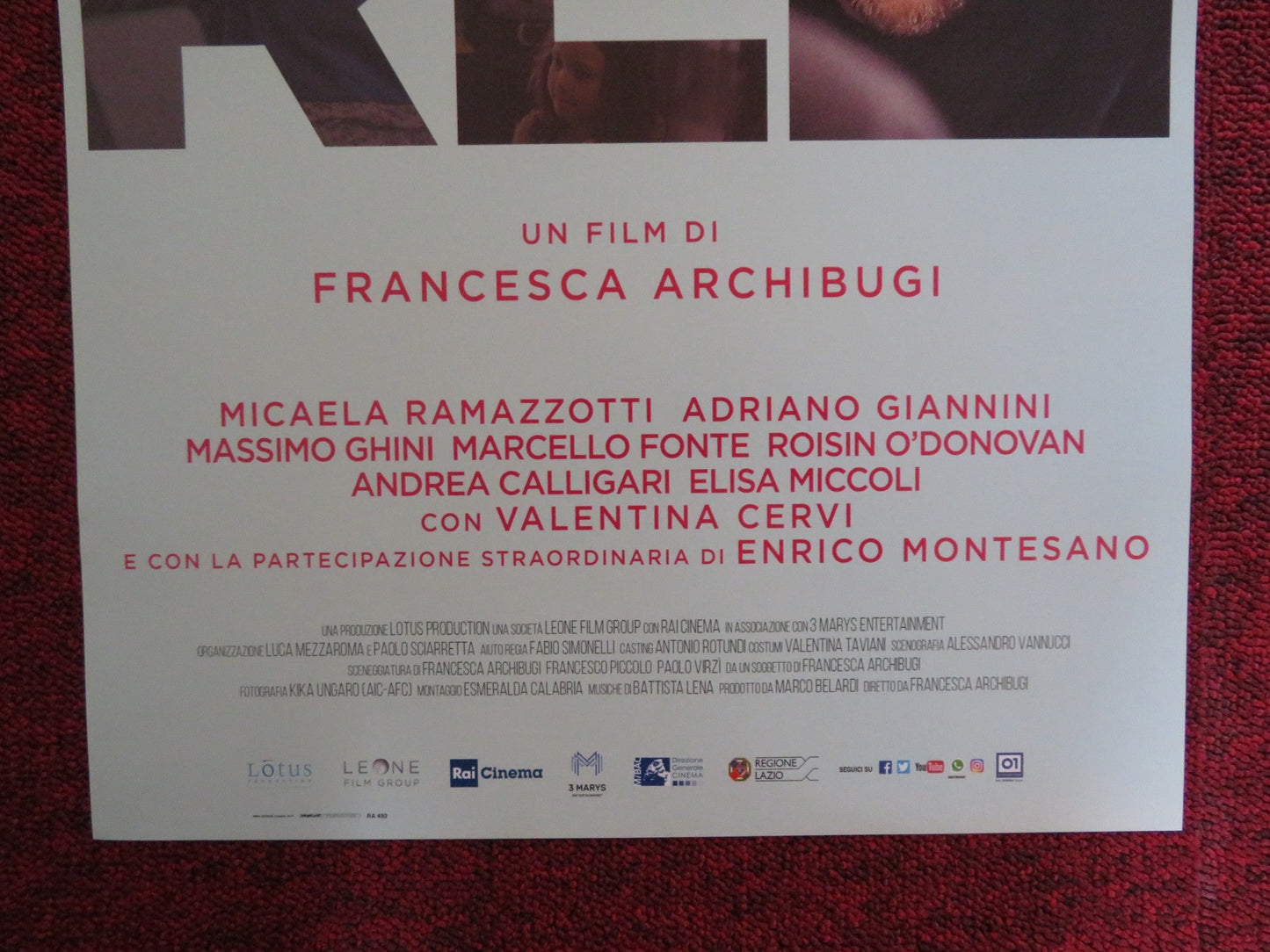 VIVERE ITALIAN LOCANDINA POSTER MICAELA RAMAZZOTTI ADRIANO GIANNINI 2019 Rendezvous Cinema Movie posters