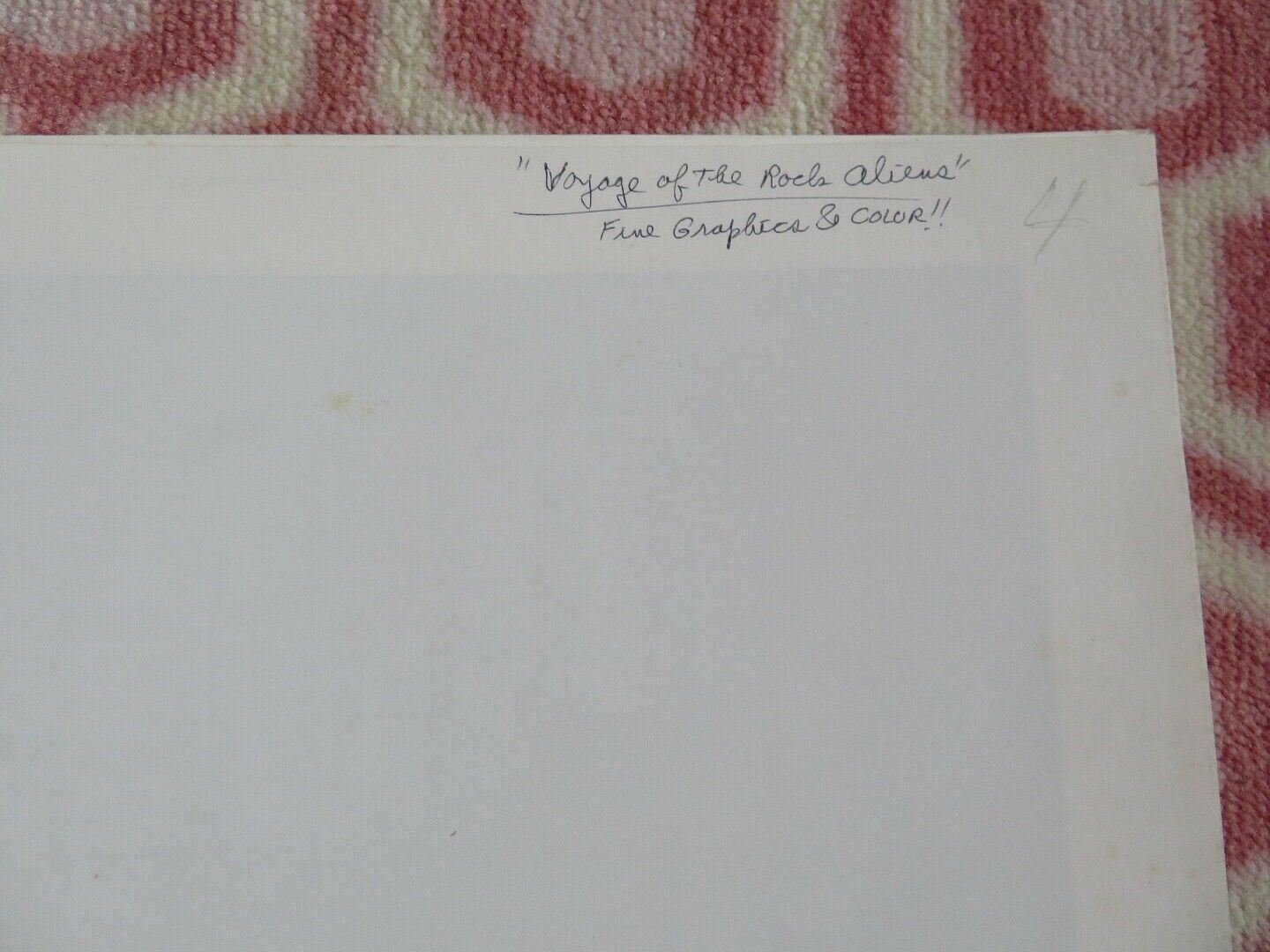 VOYAGE OF THE ROCK ALIENS US ONE SHEET POSTER PIA ZADORA TOM NOLAND 1984 Movie posters