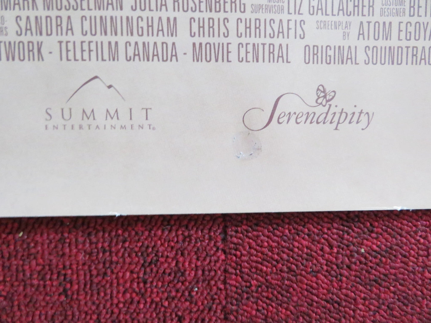 WHERE THE TRUTH LIES UK QUAD (30"x 40") ROLLED POSTER COLIN FIRTH K. BACON 2005 Rendezvous Cinema Movie posters