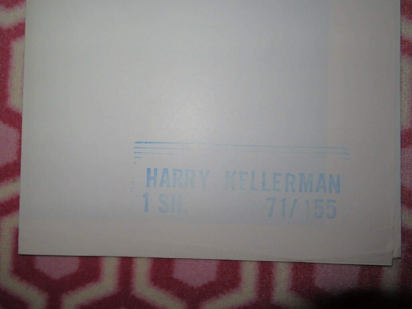 WHO IS HARRY KELLERMAN? US ONE SHEET POSTER BARBARA HARRIS 1971 Movie posters