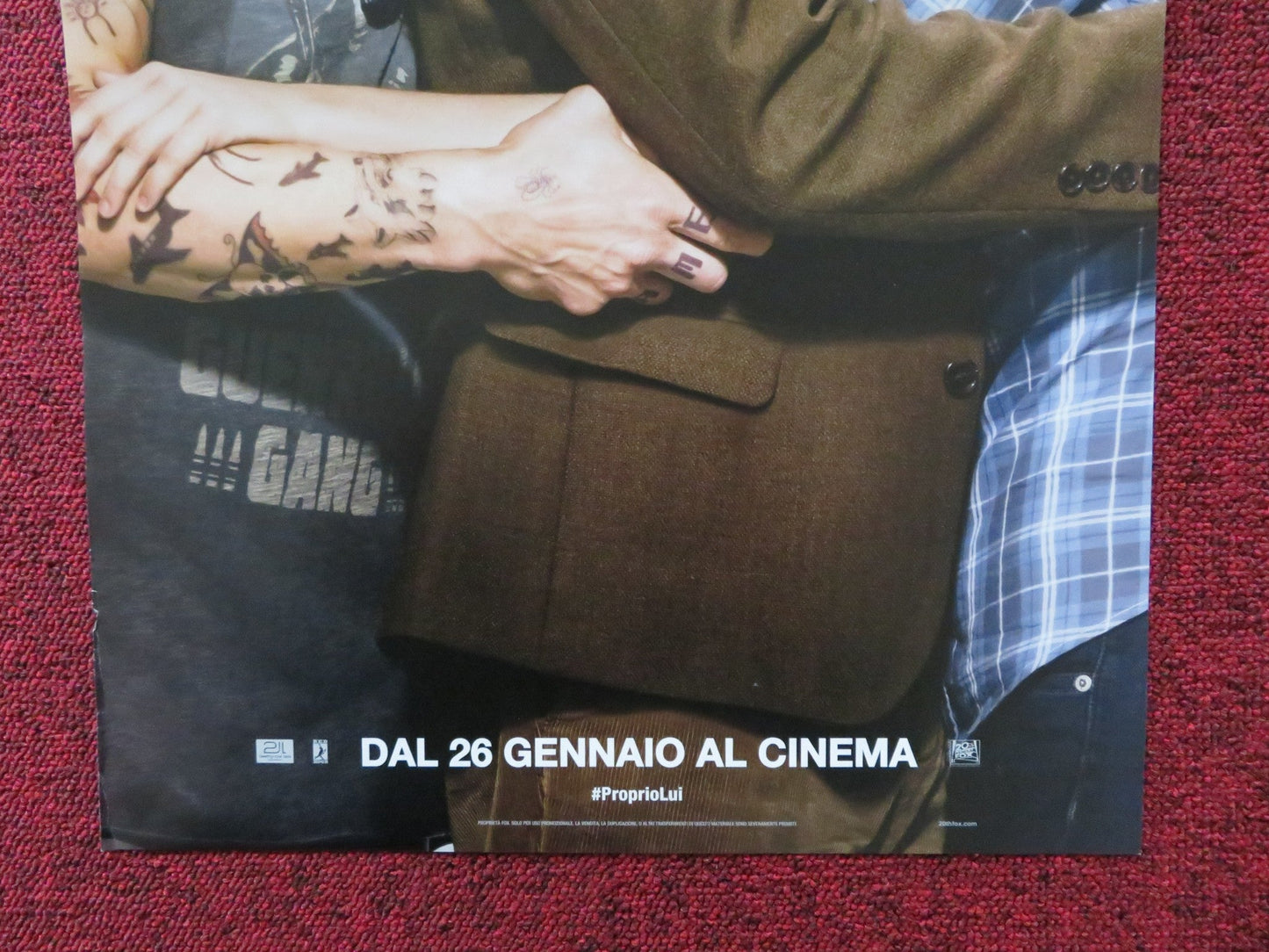 WHY HIM? ITALIAN LOCANDINA POSTER JAMES FRANCO BRYAN CRANSTON 2016 Rendezvous Cinema Movie posters