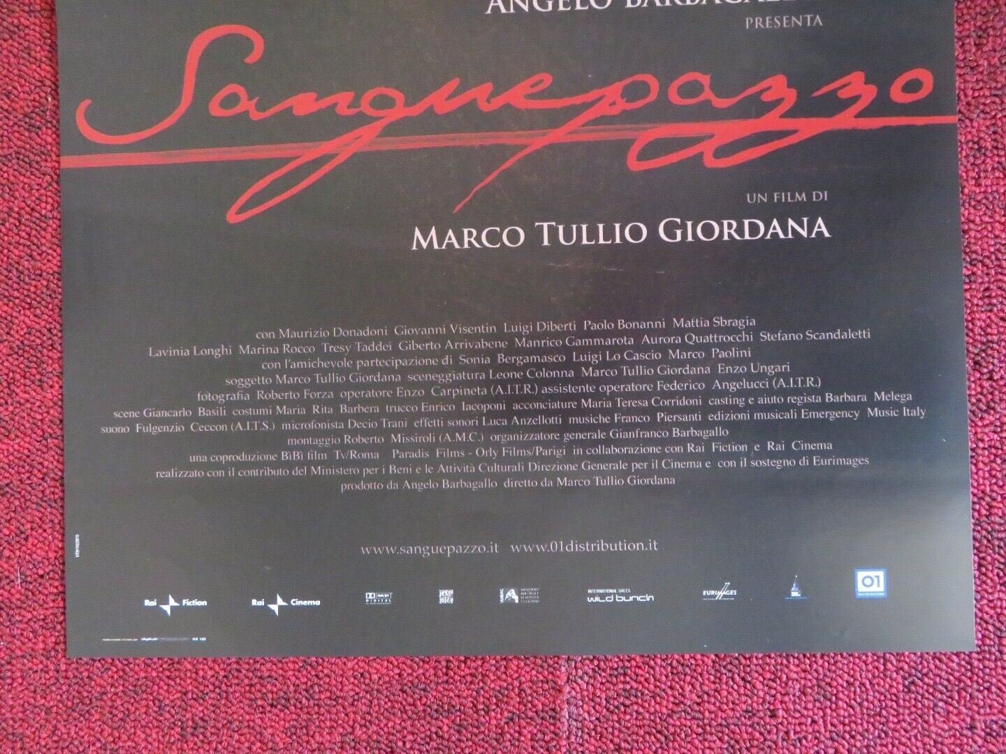 WILD BLOOD ITALIAN LOCANDINA (26.5"x12.5") POSTER MONICA BELLUCCI 2008 - Rendezvous Cinema