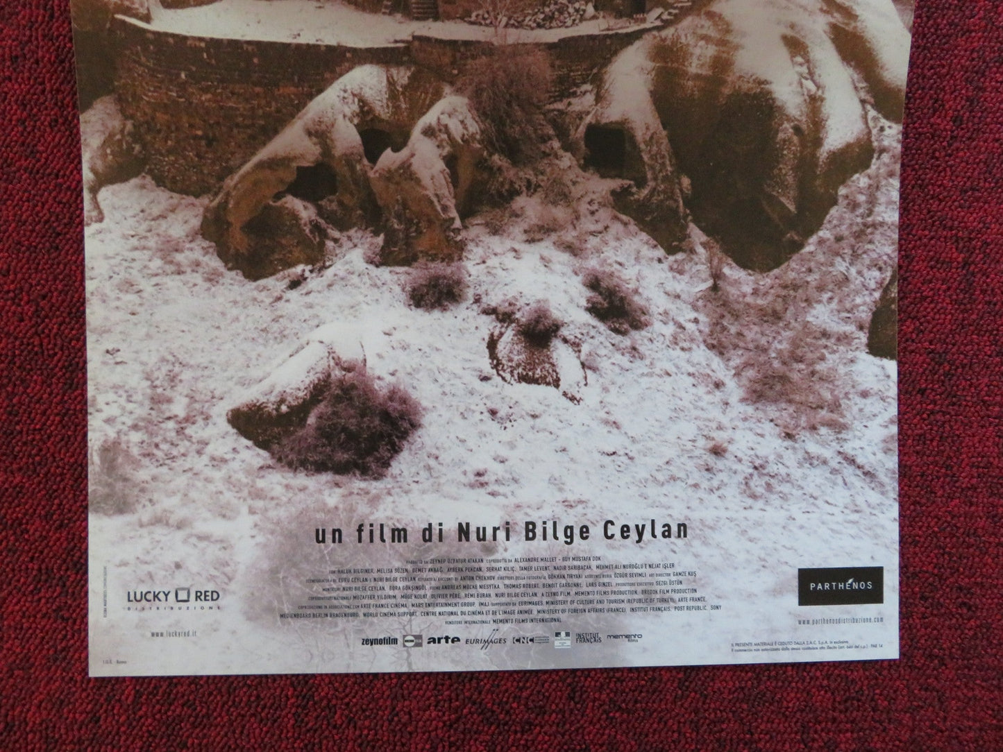 WINTER SLEEP ITALIAN LOCANDINA POSTER HALUK BILGINER MELISA SOZEN 2014 Rendezvous Cinema Movie posters