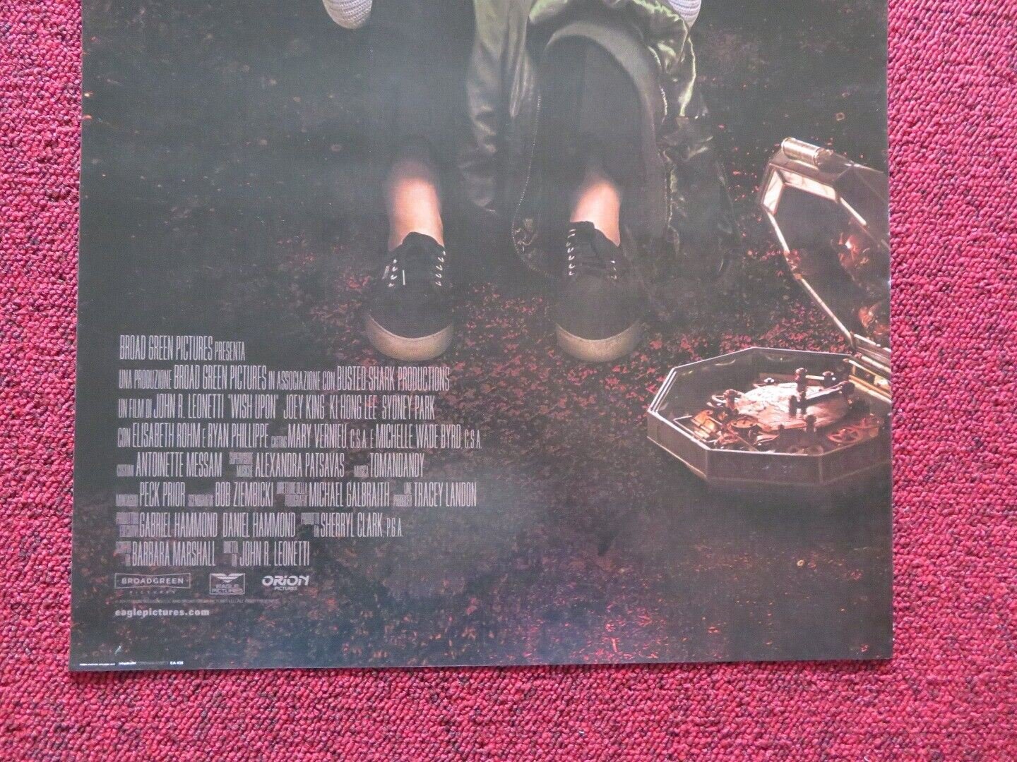 WISH UPON ITALIAN LOCANDINA (27"x12.5") POSTER JOEY KING 2017 - Rendezvous Cinema