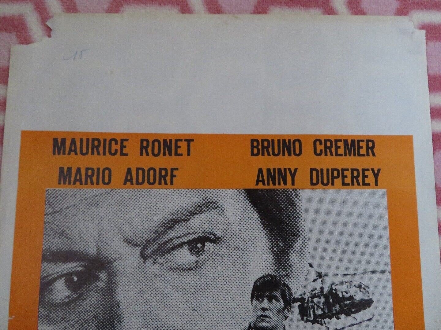 WITHOUT WARNING / SANS SOMMATION BELGIUM (21.5"x 14.5") POSTER MAURICE RONT 1973 Movie posters