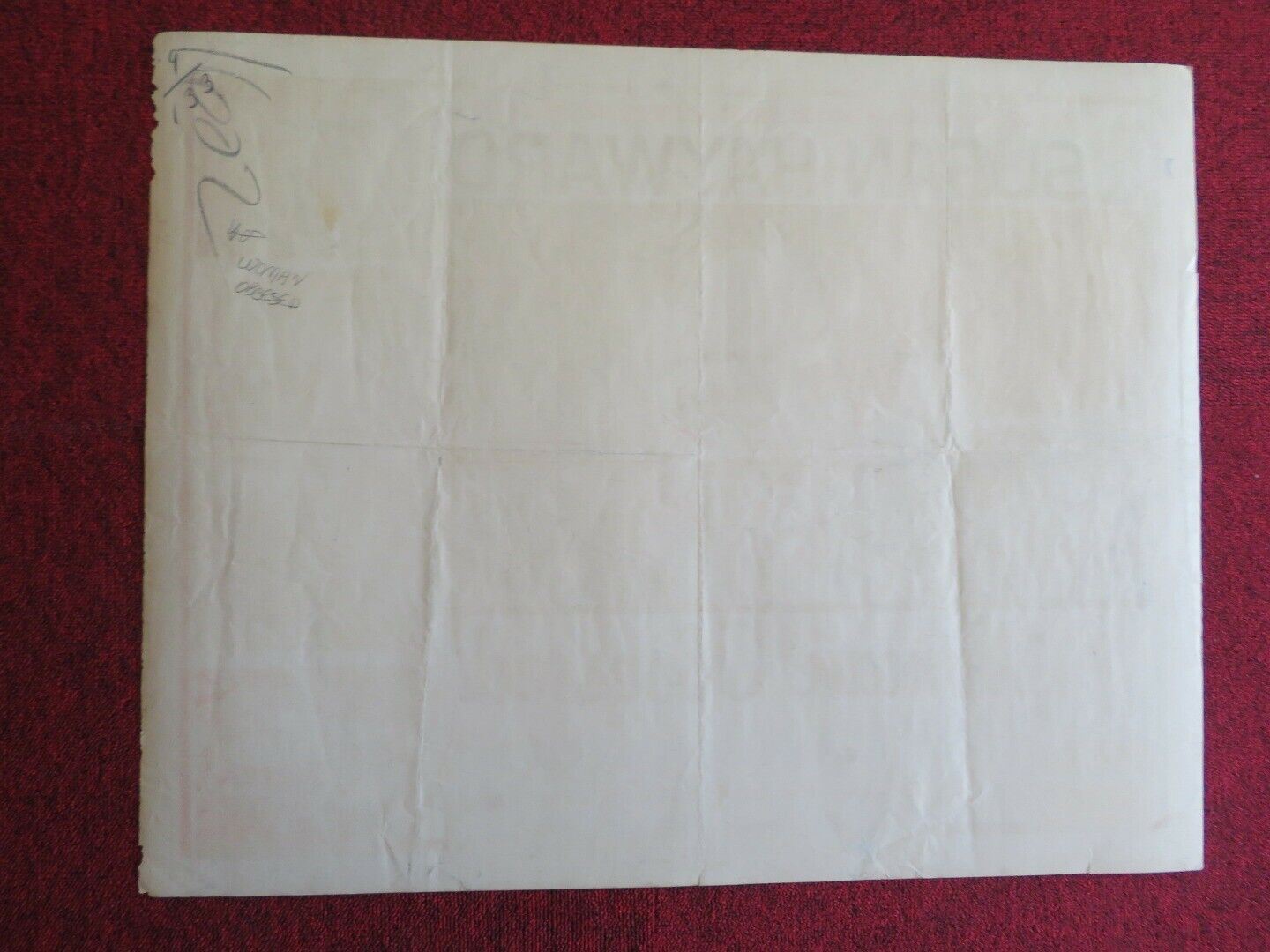 WOMAN OBSESSED US HALF SHEET (22"x 28") POSTER SUSAN HAYWARD 1959 Movie posters