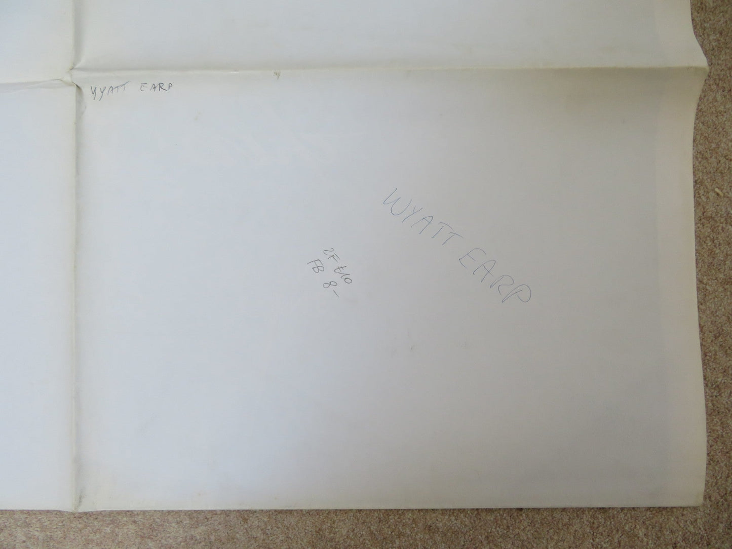 WYATT EARP ITALIAN 2 FOGLIO POSTER KEVIN COSTNER GENE HACKMAN 1994 Rendezvous Cinema Movie posters