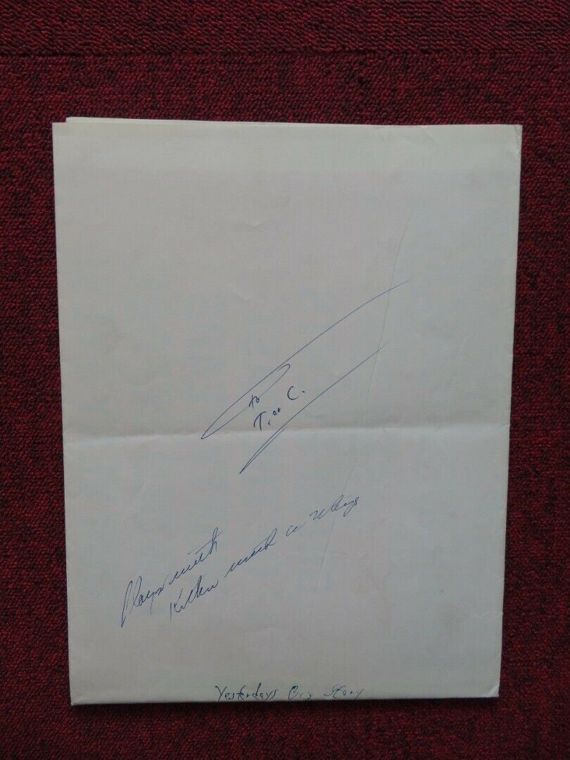 YESTERDAY'S BIG STORY FOLDED US ONE SHEET POSTER 1965 Movie posters