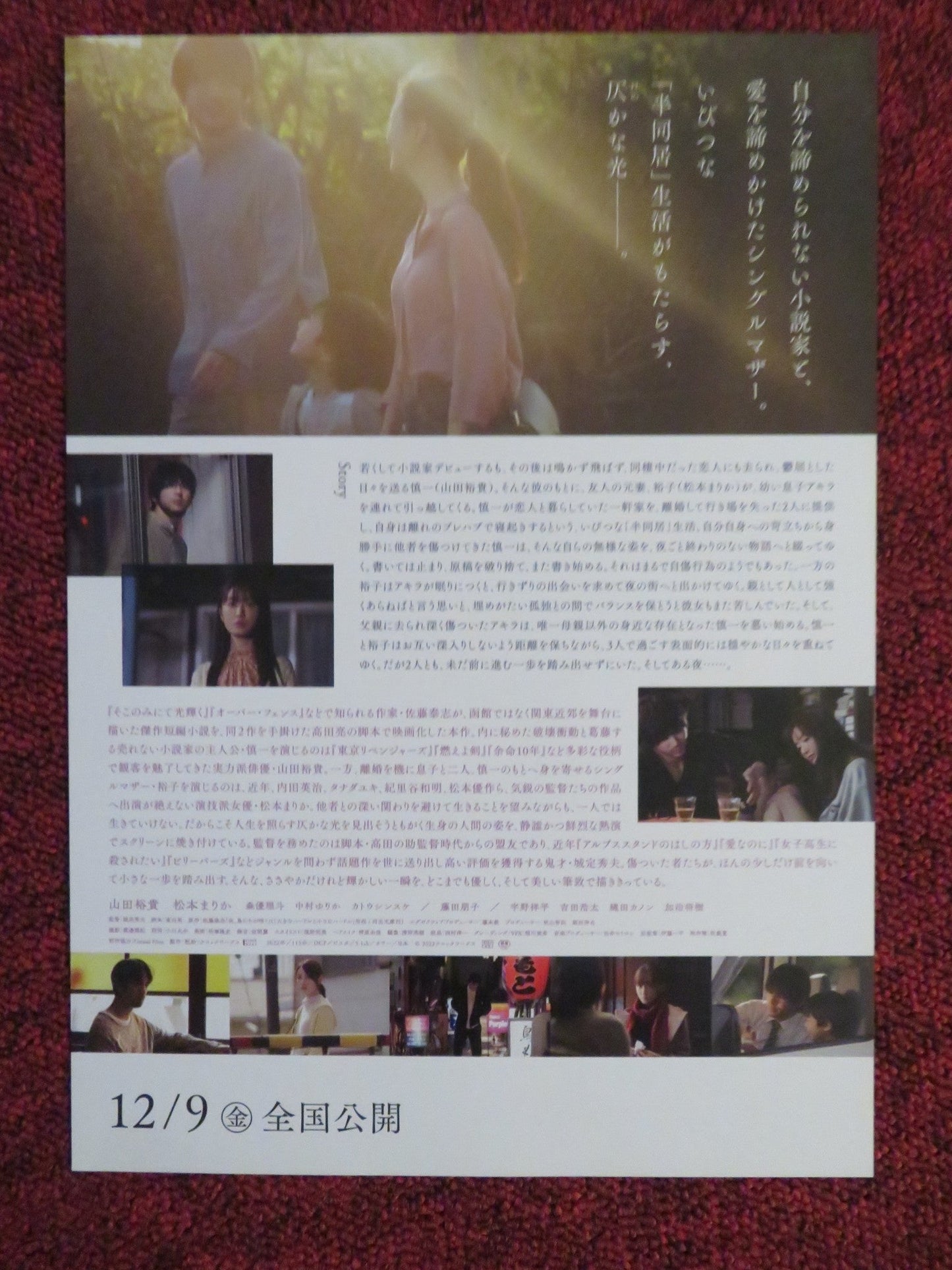 YORU TORITACHIGA NAKU JAPANESE CHIRASHI (B5) POSTER SHINSUKE KATO MATSUMO 2022 Rendezvous Cinema Movie posters