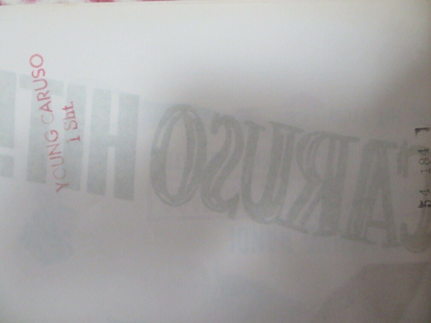 YOUNG CARUSO US ONE SHEET POSTER GINA LOLLOBRIGIBA 1953 Rendezvous Cinema Movie posters