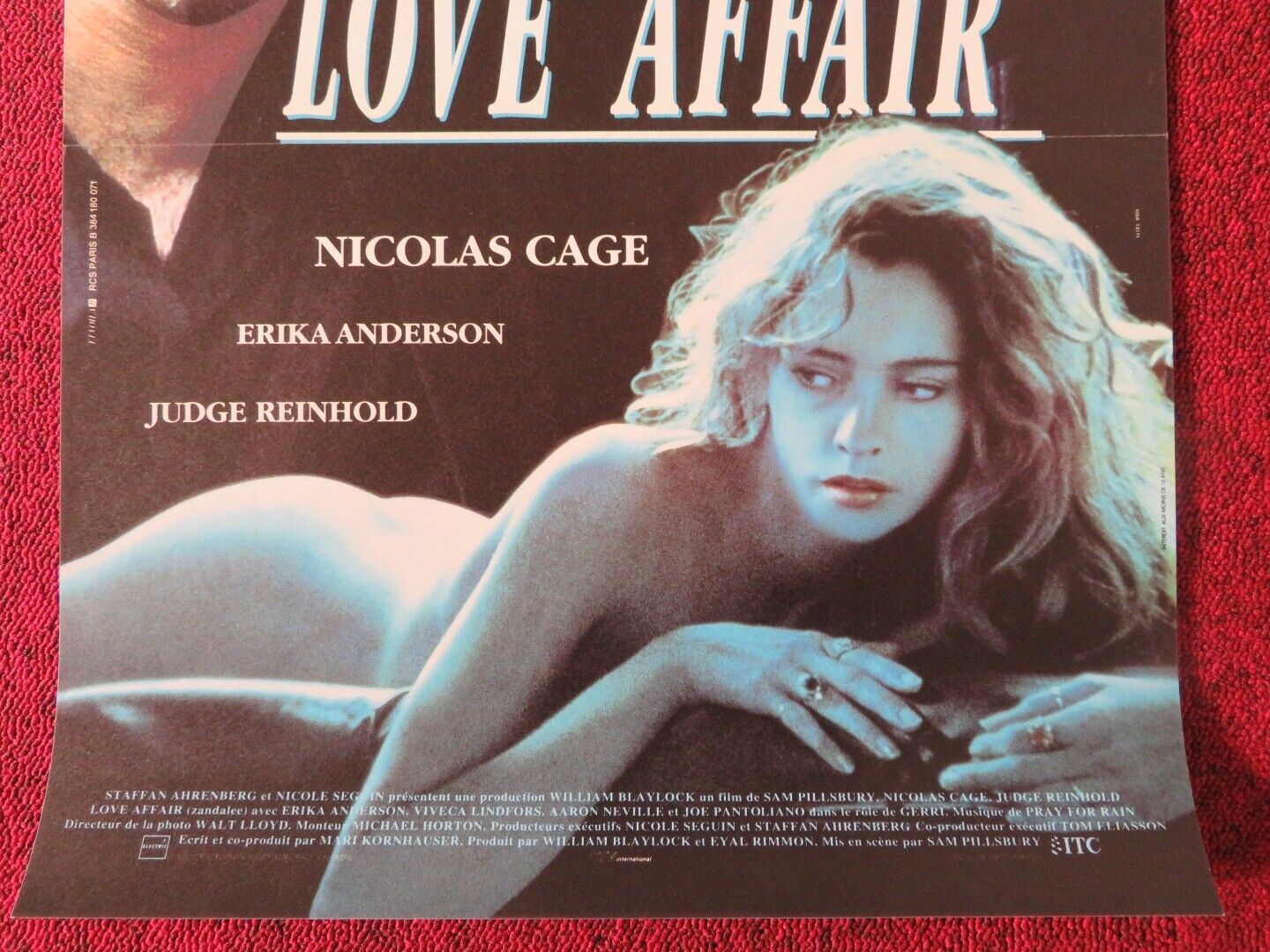 ZANDALEE FRENCH (15"x 21") POSTER NICOLAS CAGE ERIKA ANDERSON 1991 Movie posters