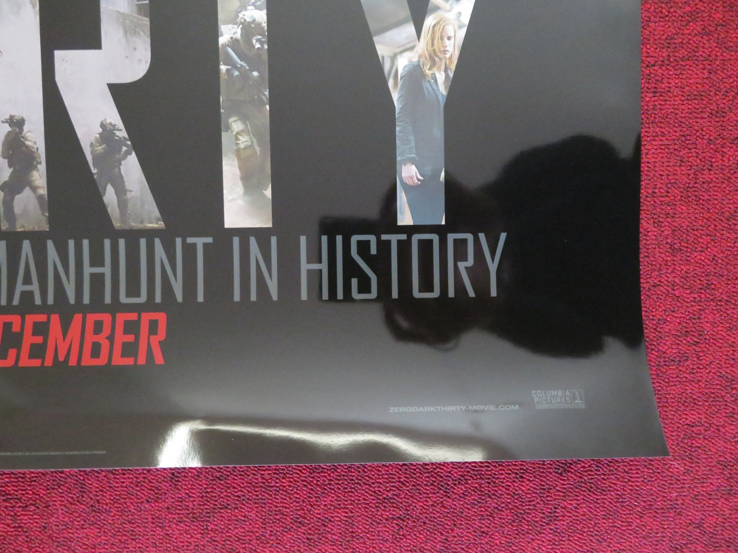 ZERO DARK THIRTY US ONE SHEET ROLLED POSTER JASON CLARKE REDA KATEB 2012 Rendezvous Cinema Movie posters