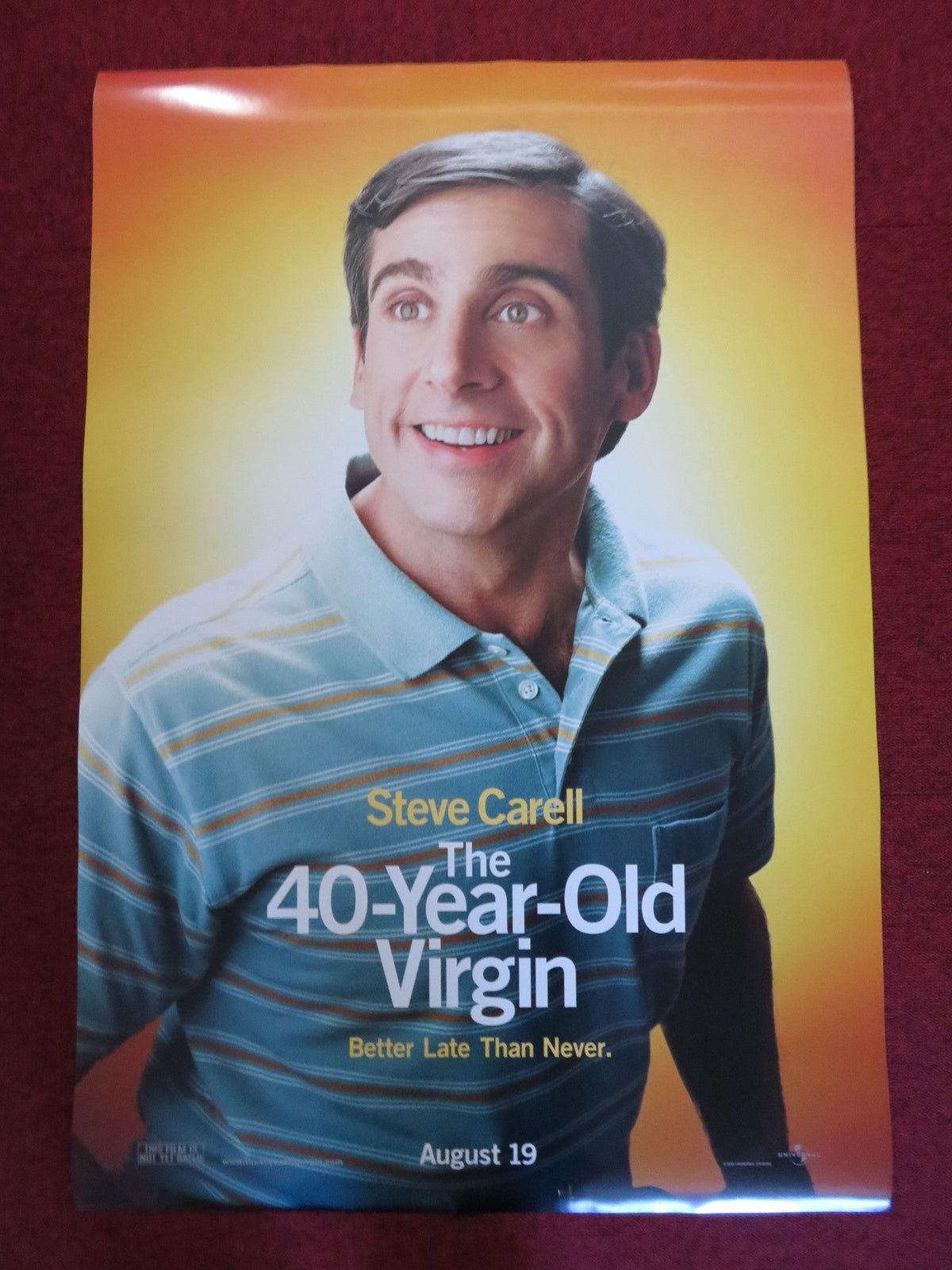 Judd Apatow film poster: The 40 Year-Old Virgin