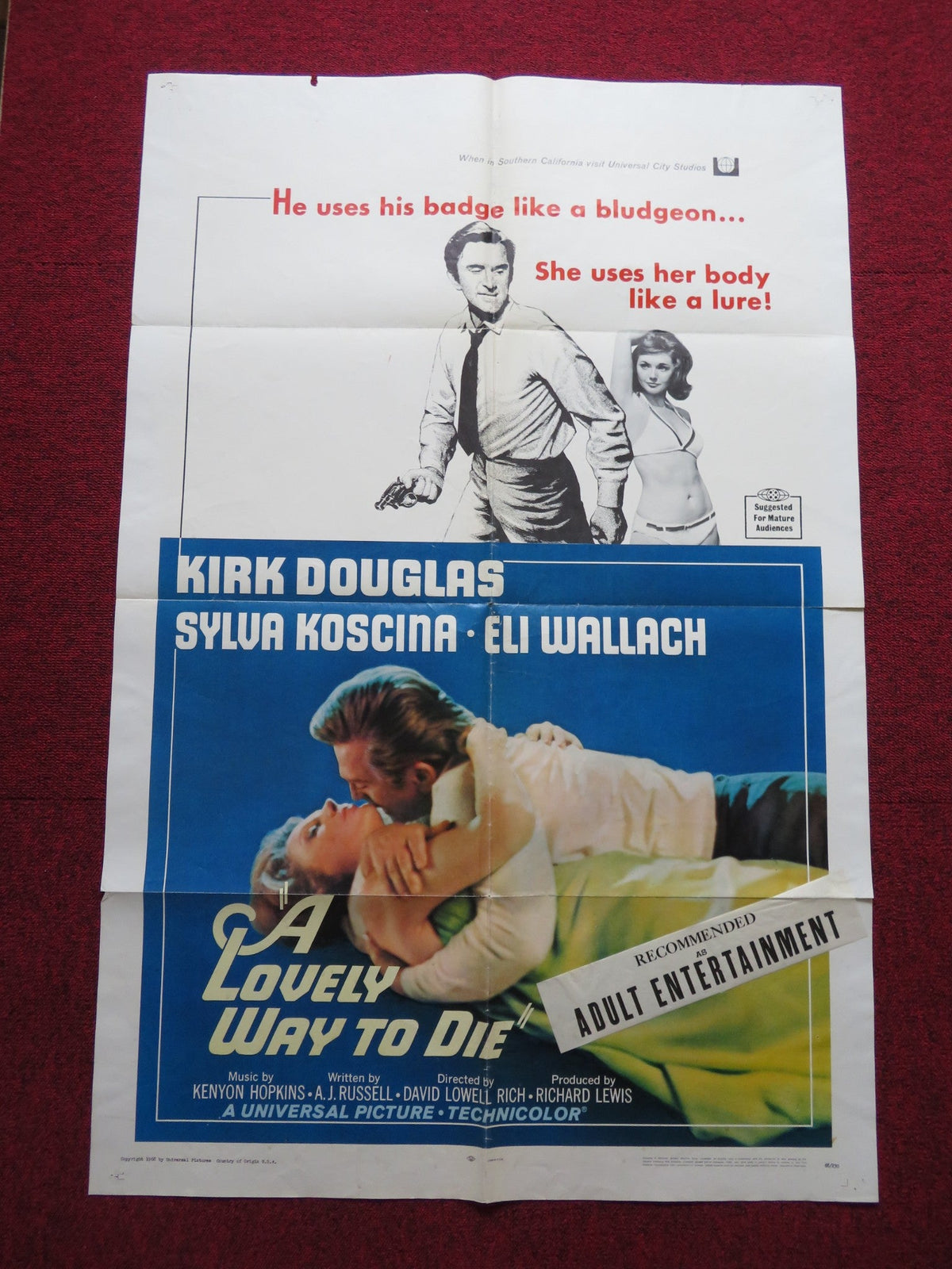 David Lowell Rich film poster: A Lovely Way to Die