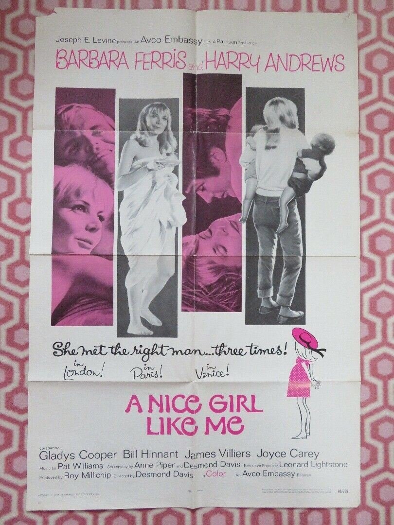 Desmond Davis film poster: A Nice Girl Like Me