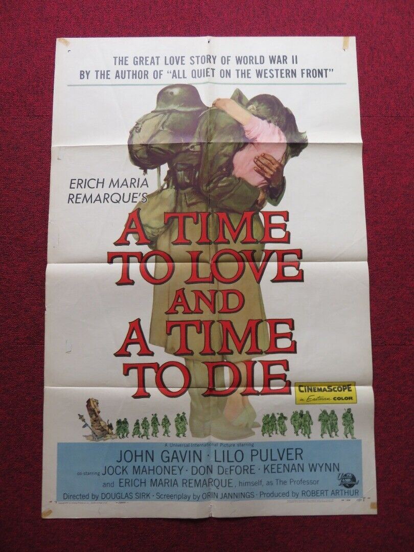 Douglas Sirk film poster: A Time to Love and a Time to Die