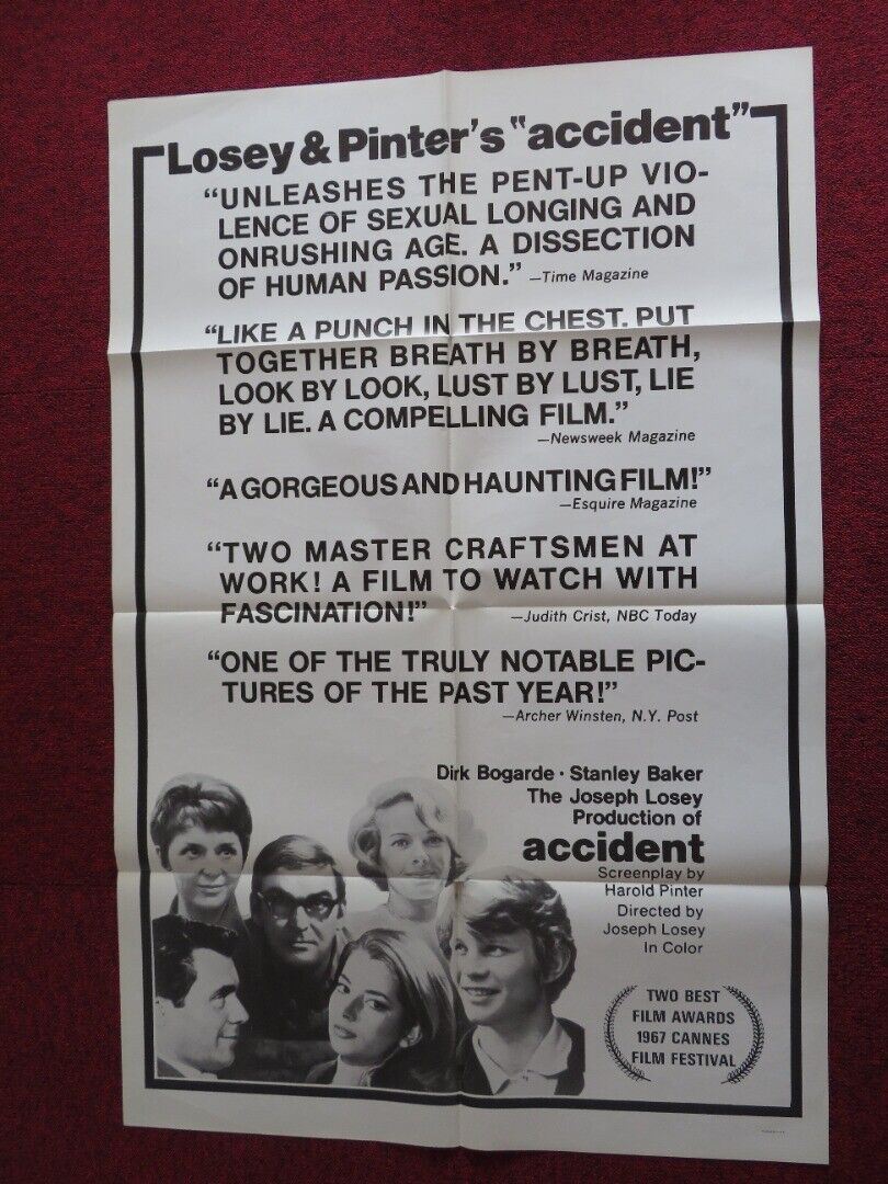 Joseph Losey film poster: Accident