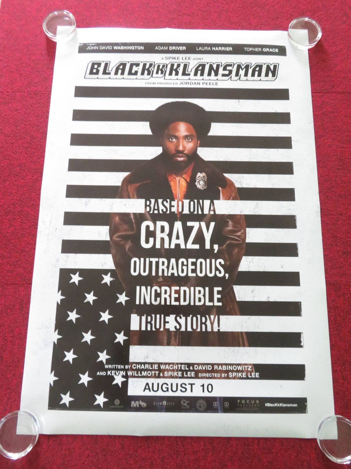 Spike Lee film poster: BlacKkKlansman
