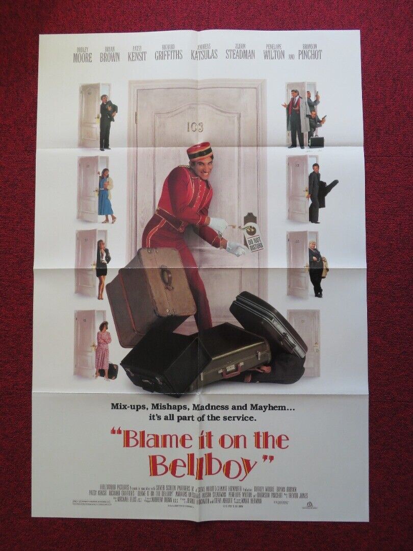 Mark Herman film poster: Blame It on the Bellboy