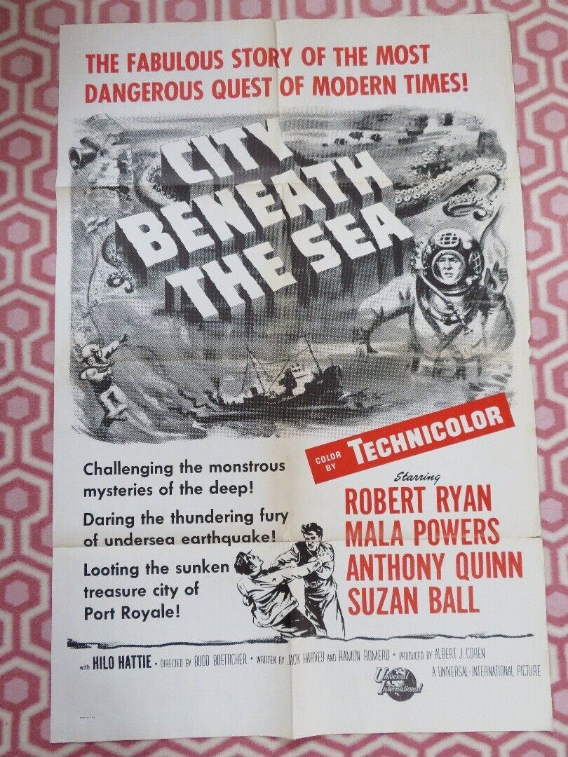 Budd Boetticher film poster: City Beneath the Sea