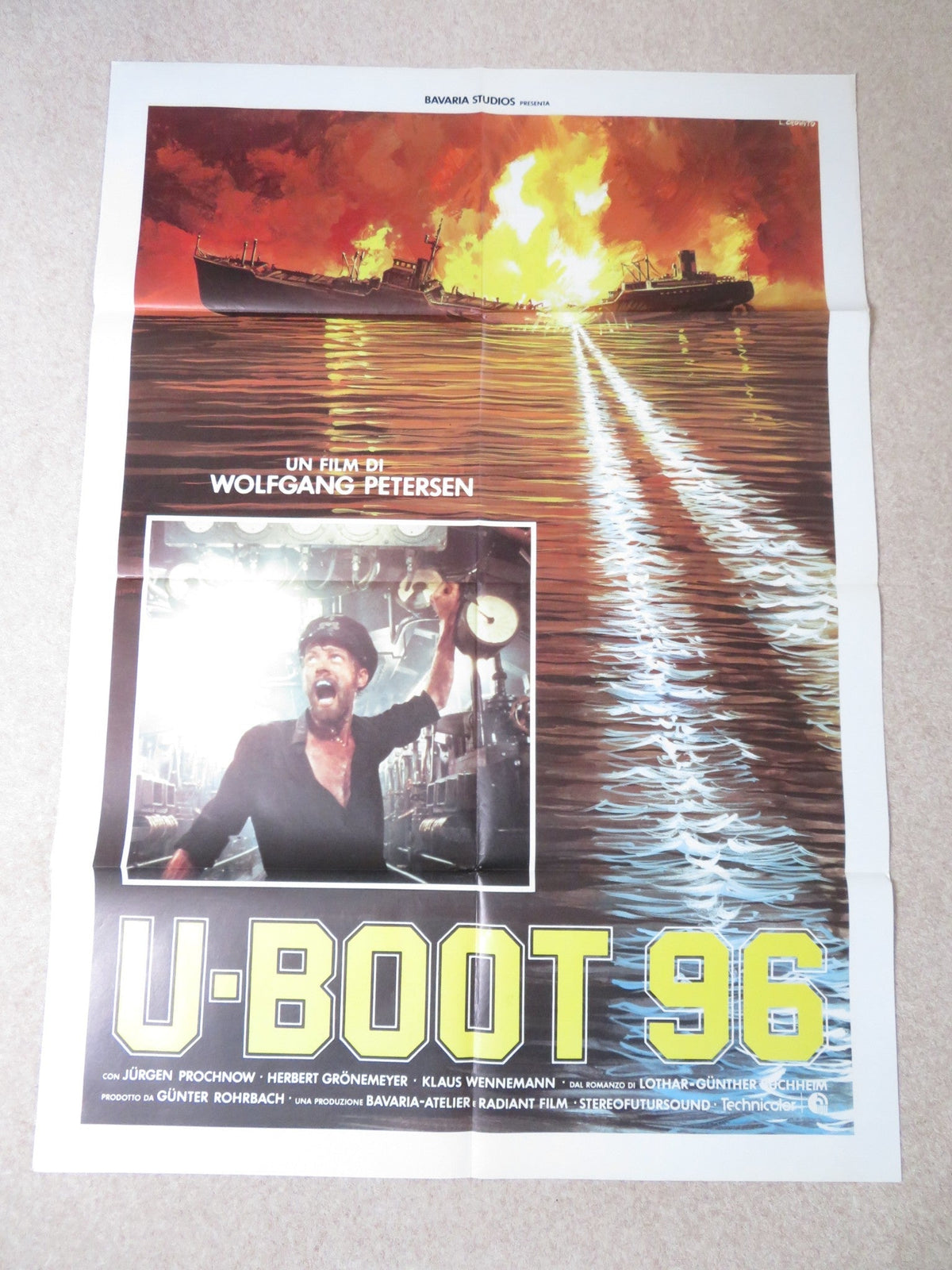 Wolfgang Petersen film poster: Das Boot