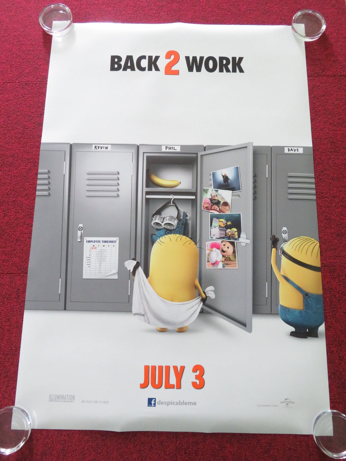Pierre Coffin film poster: Despicable Me 2