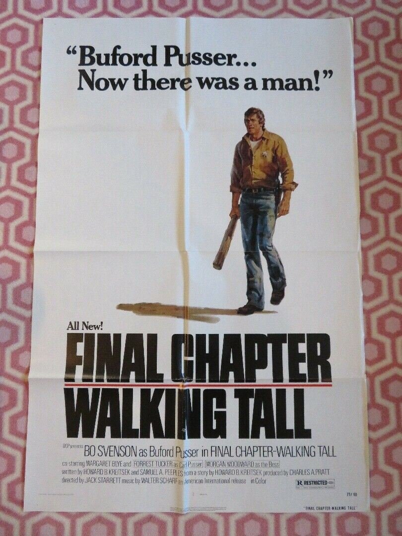 Jack Starrett film poster: Final Chapter: Walking Tall
