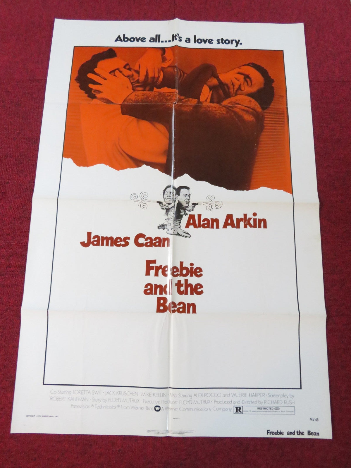 Richard Rush film poster: Freebie and the Bean