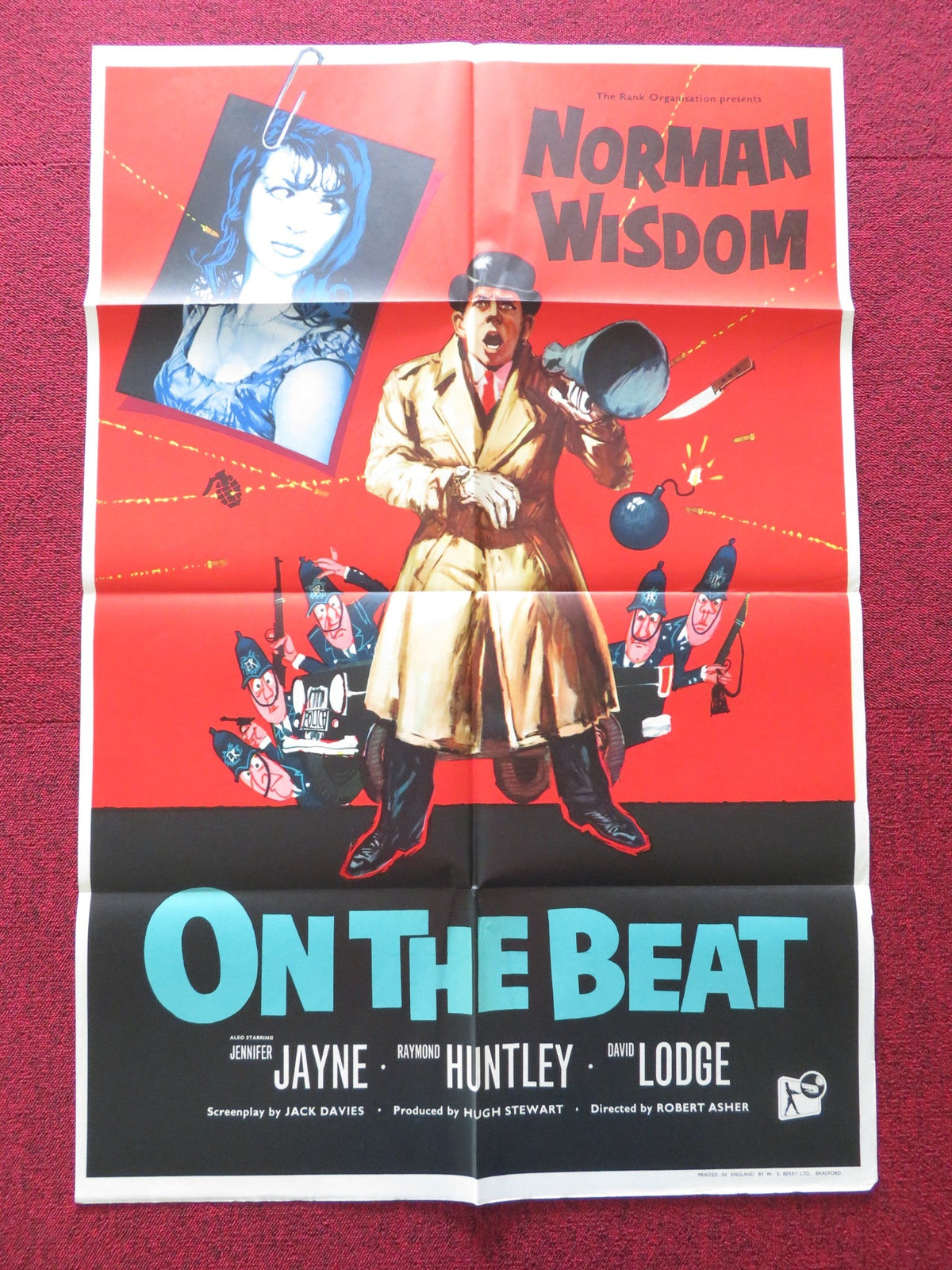 Robert Asher film poster: On the Beat