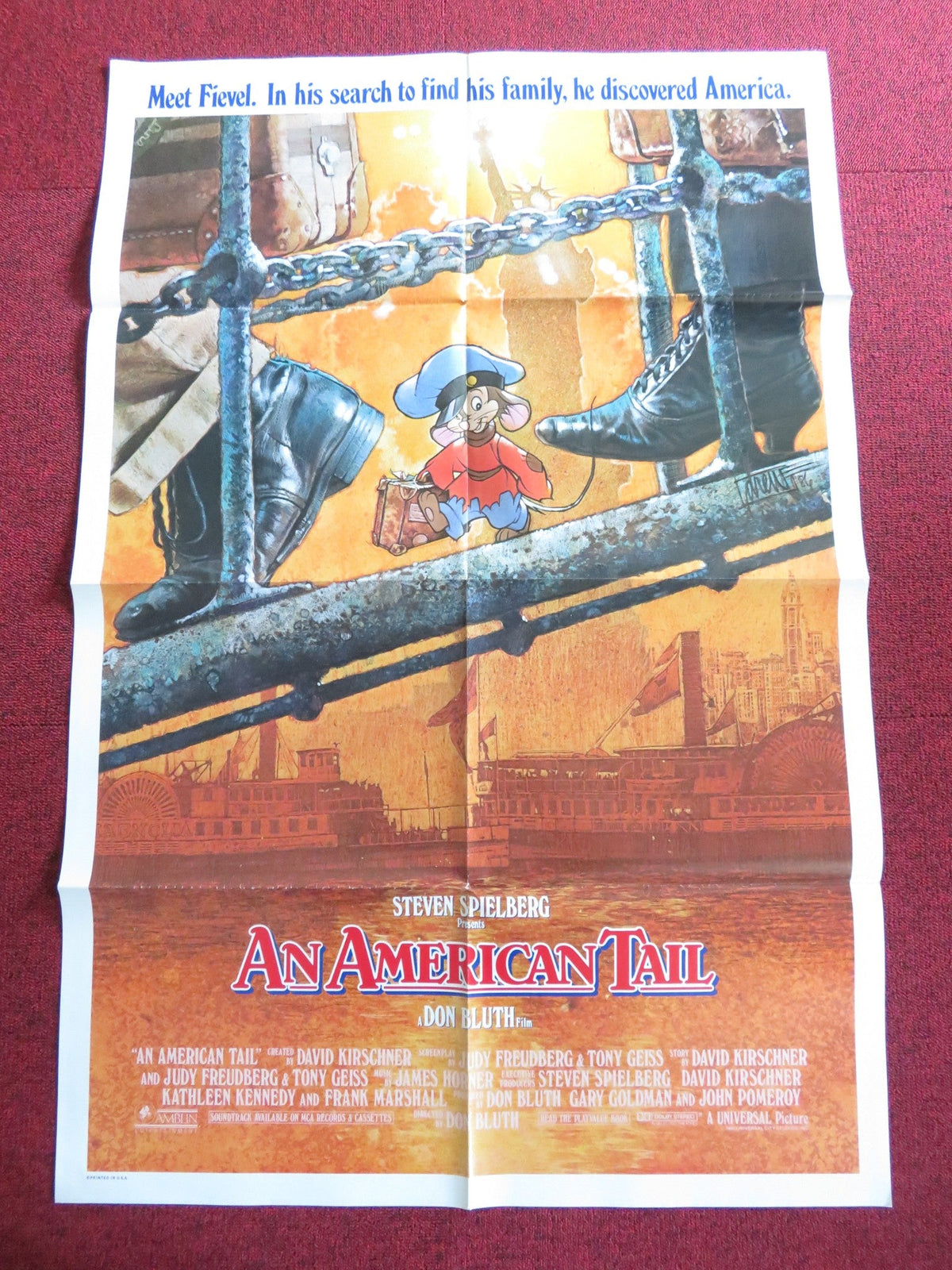 Don Bluth film poster: An American Tail
